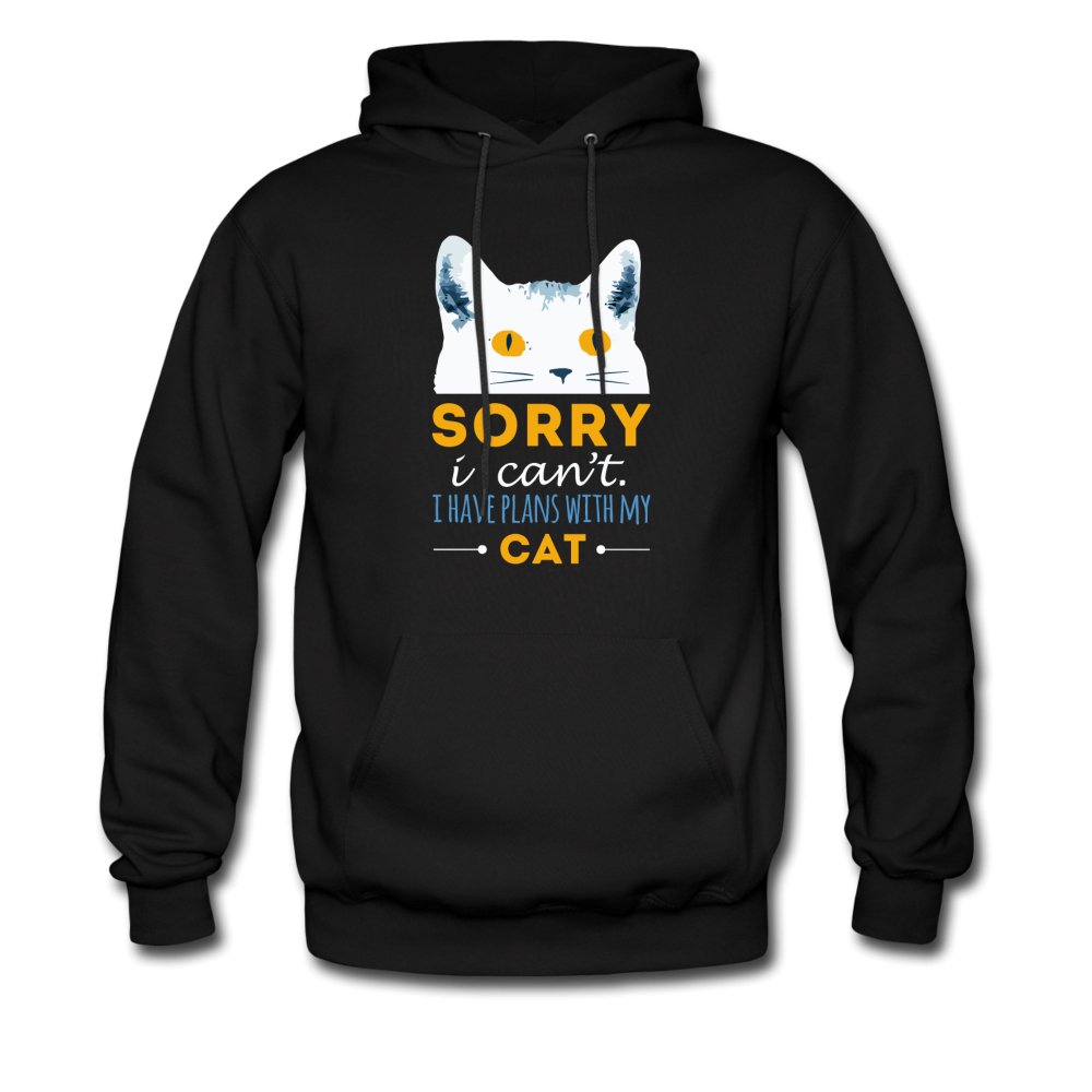 Sorry I can't I have plans with my Cat Unisex Hoodie-Men's Hoodie | Hanes P170-I love Veterinary