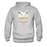 Sorry I can't I have plans with my Cat Unisex Hoodie-Men's Hoodie | Hanes P170-I love Veterinary