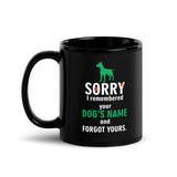 Sorry I remembered your dog's name and forgot yours Black Glossy Mug-I love Veterinary
