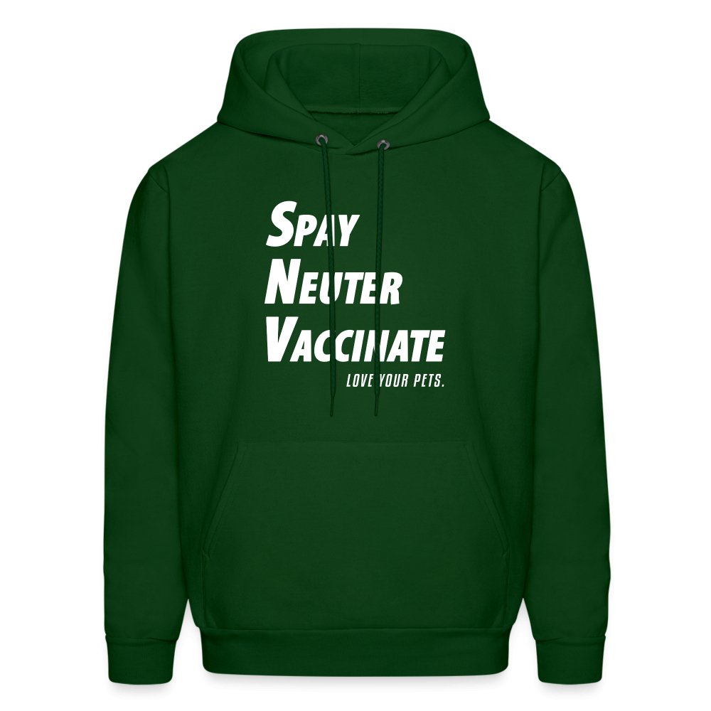 Spay, neuter, vaccinate! Love your pets Unisex Hoodie-Men's Hoodie | Hanes P170-I love Veterinary