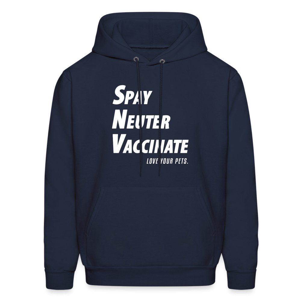 Spay, neuter, vaccinate! Love your pets Unisex Hoodie-Men's Hoodie | Hanes P170-I love Veterinary