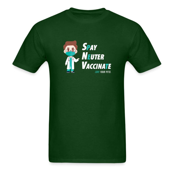 Spay, neuter, vaccinate! Unisex T-shirt-Unisex Classic T-Shirt | Fruit of the Loom 3930-I love Veterinary