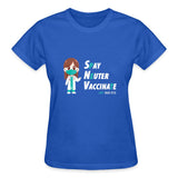 Spay, neuter, vaccinate! Woman Gildan Ultra Cotton Ladies T-Shirt-Ultra Cotton Ladies T-Shirt | Gildan G200L-I love Veterinary