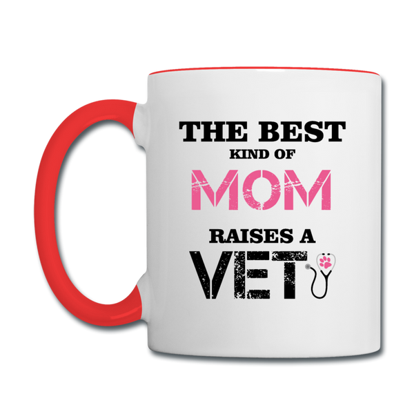 The best kind of Mom raises a Veterinarian Contrast Coffee Mug-Contrast Coffee Mug | BestSub B11TAA-I love Veterinary