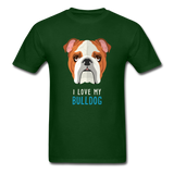 I love my Bulldog Unisex T-shirt-Unisex Classic T-Shirt | Fruit of the Loom 3930-I love Veterinary
