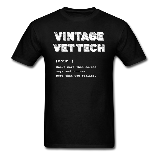 Vintage Vet Tech Unisex T-shirt-Unisex Classic T-Shirt | Fruit of the Loom 3930-I love Veterinary