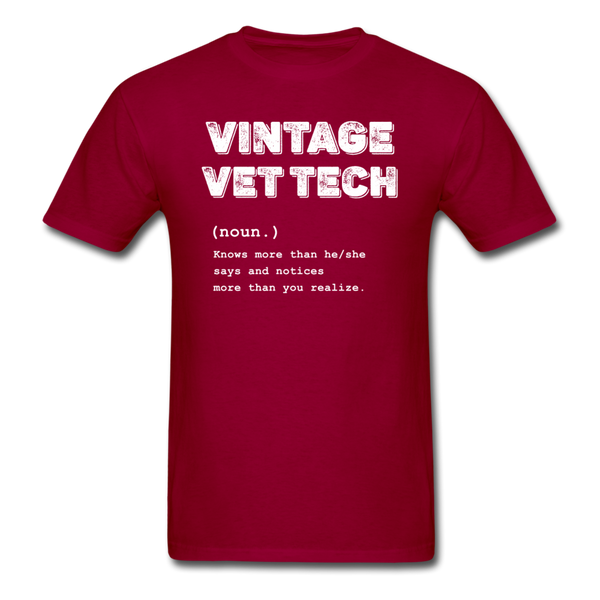 Vintage Vet Tech Unisex T-shirt-Unisex Classic T-Shirt | Fruit of the Loom 3930-I love Veterinary