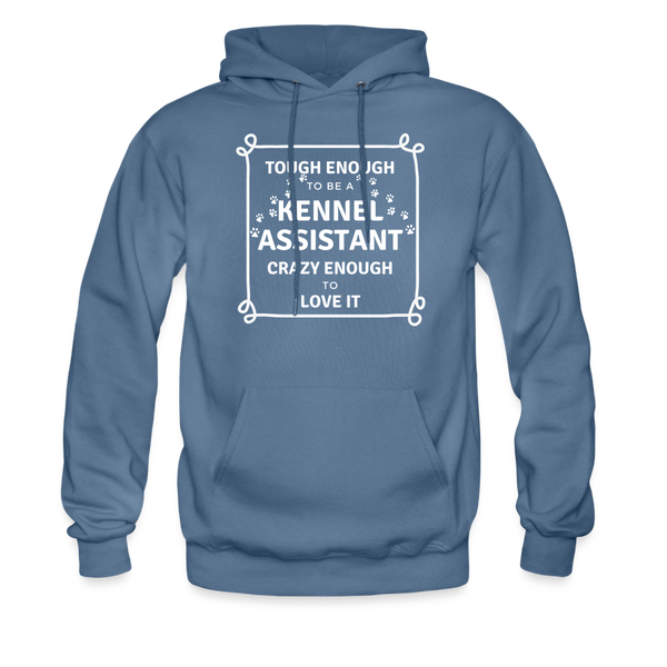 Tough enough to be a Kennel Assistant, crazy enough to love it Unisex Hoodie Men's Hoodie-Men's Hoodie | Hanes P170-I love Veterinary