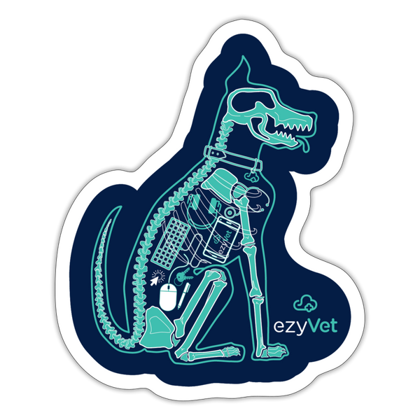 ezyVet Sticker-Sticker-I love Veterinary