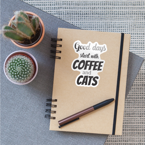 Coffee and Cats Sticker-Sticker-I love Veterinary