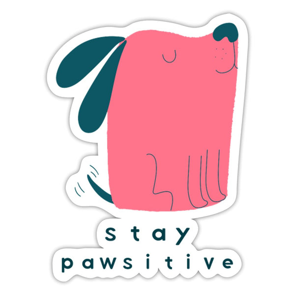 Stay Pawsitive Sticker-Sticker-I love Veterinary