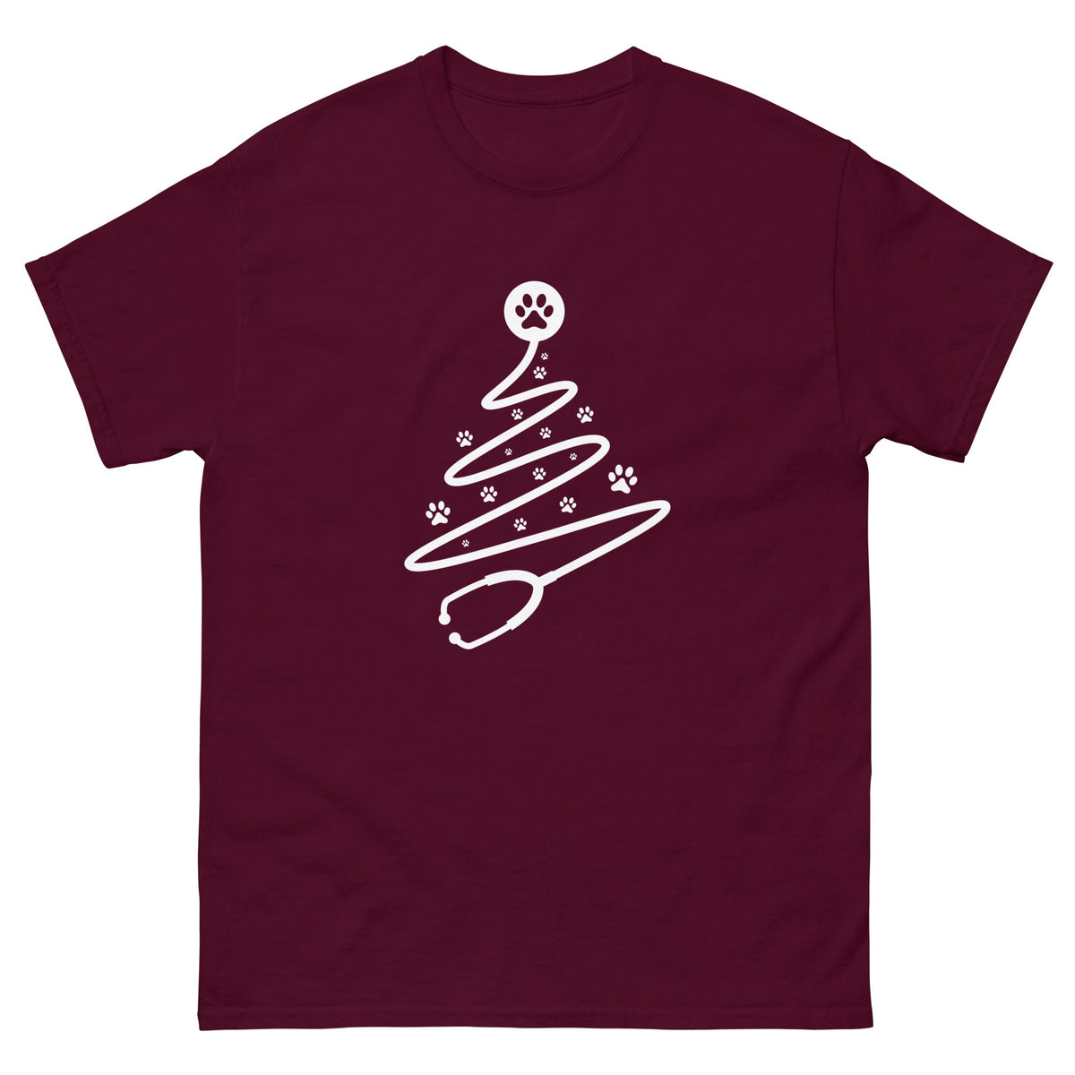 Stethoscope tree Unisex T-shirt-Unisex T-shirt | Gildan 5000-I love Veterinary
