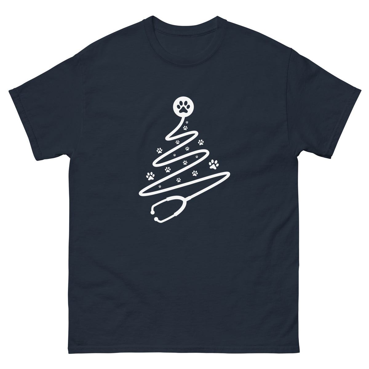 Stethoscope tree Unisex T-shirt-Unisex T-shirt | Gildan 5000-I love Veterinary