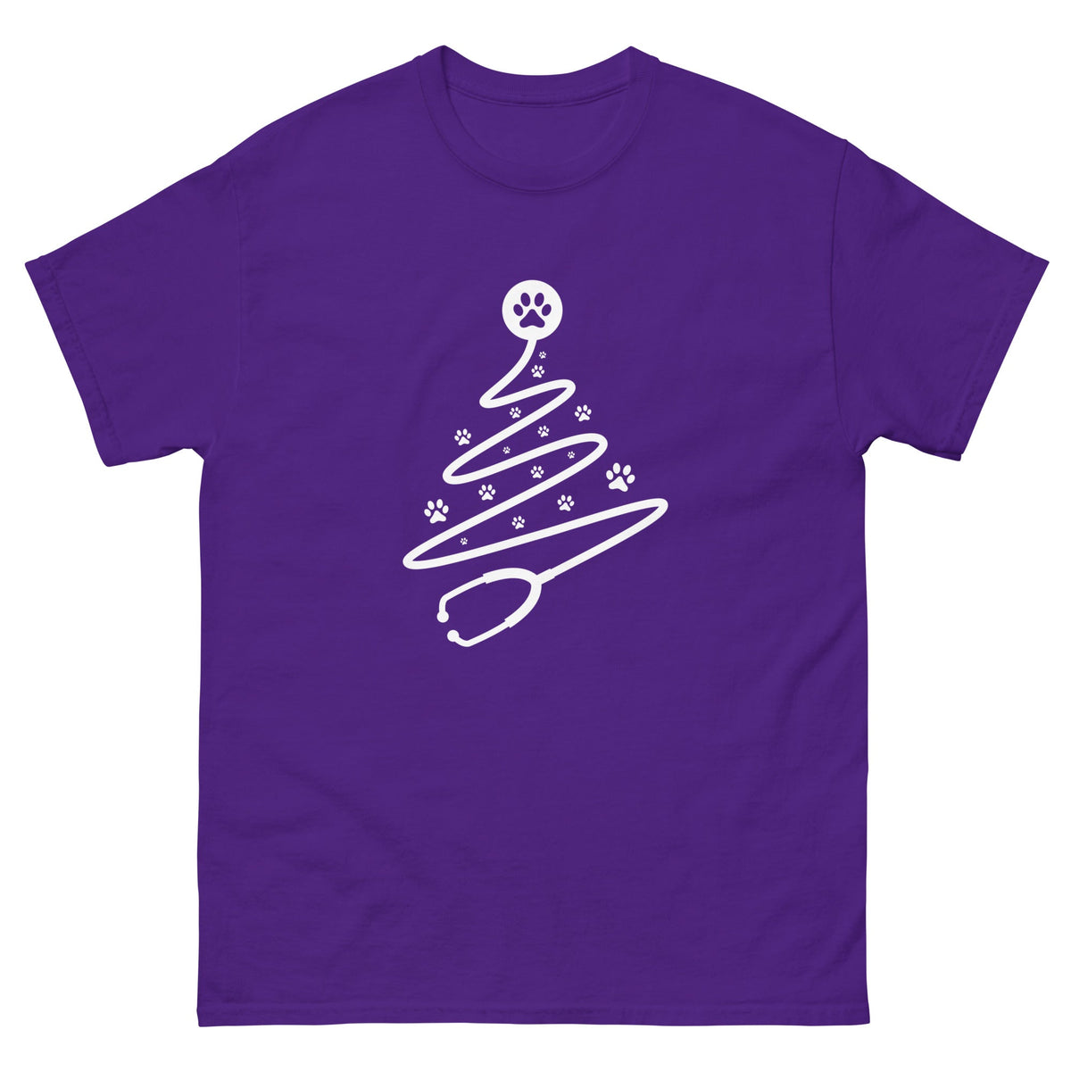 Stethoscope tree Unisex T-shirt-Unisex T-shirt | Gildan 5000-I love Veterinary