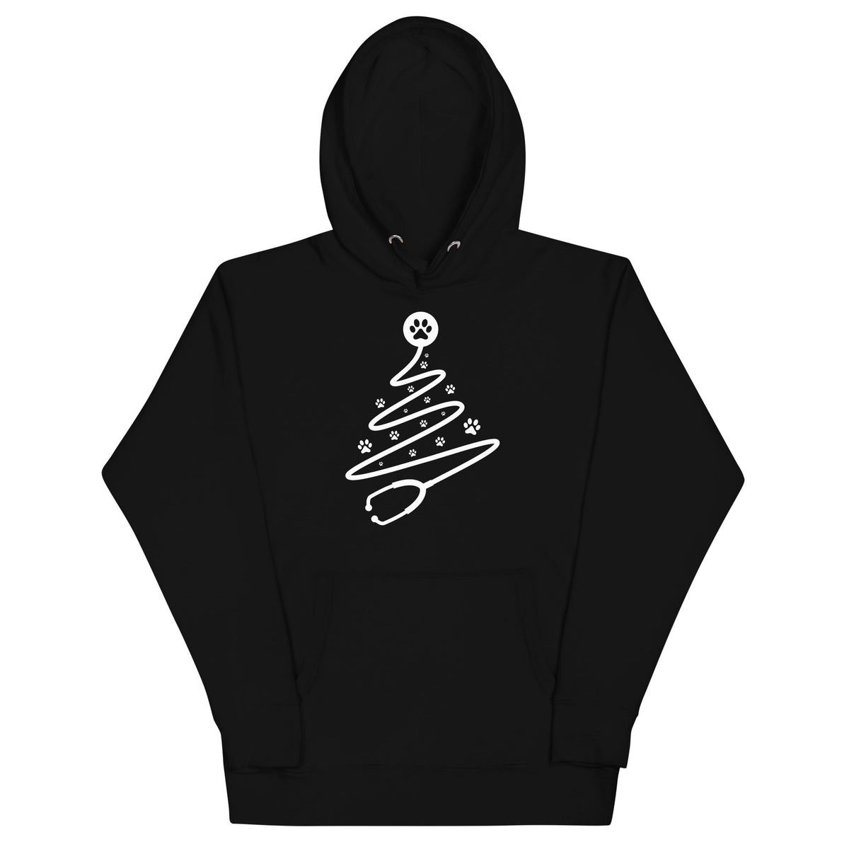 Stethoscope tree Unisex Premium Hoodie-Premium Unisex Hoodie-I love Veterinary
