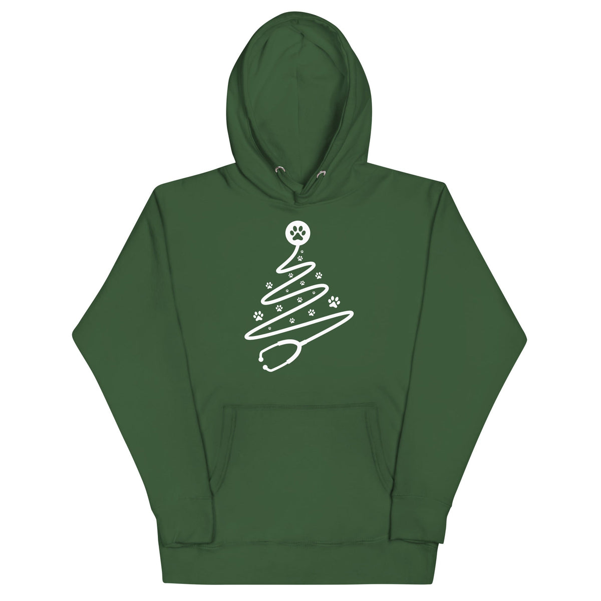 Stethoscope tree Unisex Premium Hoodie-Premium Unisex Hoodie-I love Veterinary