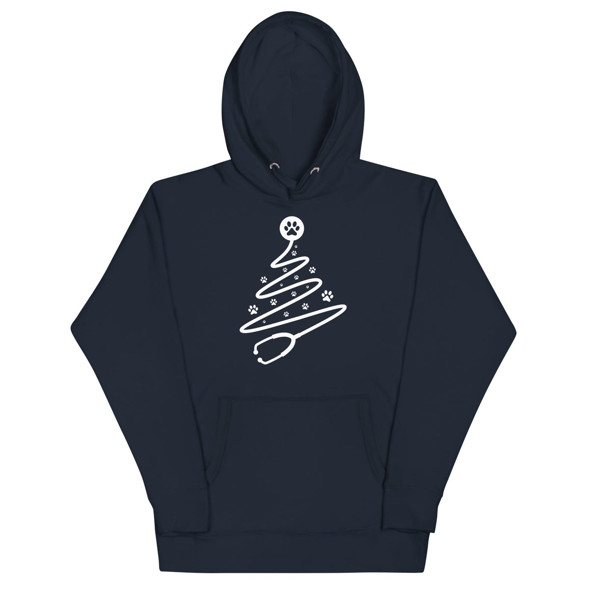 Stethoscope tree Unisex Premium Hoodie-Premium Unisex Hoodie-I love Veterinary