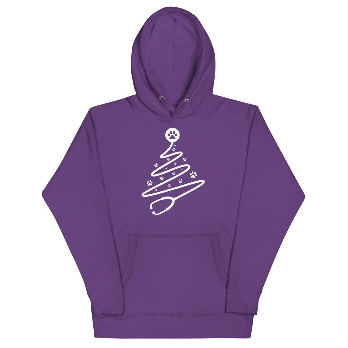 Stethoscope tree Unisex Premium Hoodie-Premium Unisex Hoodie-I love Veterinary
