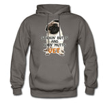 Stickin' butts and fixin' mutts Vet Unisex Hoodie-Men's Hoodie | Hanes P170-I love Veterinary