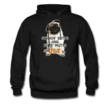 Stickin' butts and fixin' mutts Vet Unisex Hoodie-Men's Hoodie | Hanes P170-I love Veterinary