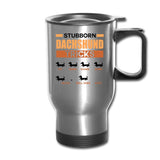 Stubborn dachshund tricks 14oz Travel Mug-Travel Mug | BestSub B4QC2-I love Veterinary