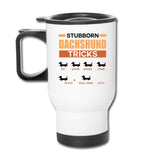 Stubborn dachshund tricks 14oz Travel Mug-Travel Mug | BestSub B4QC2-I love Veterinary
