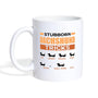 Stubborn dachshund tricks White Coffee or Tea Mug-Coffee/Tea Mug | BestSub B101AA-I love Veterinary