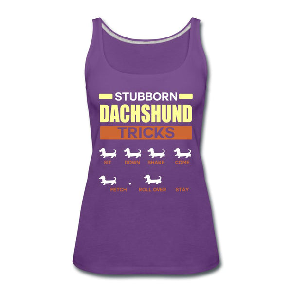 Stubborn dachshund tricks Women's Tank Top-Women’s Premium Tank Top | Spreadshirt 917-I love Veterinary