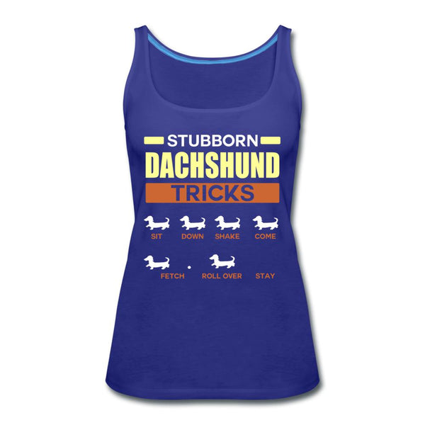 Stubborn dachshund tricks Women's Tank Top-Women’s Premium Tank Top | Spreadshirt 917-I love Veterinary