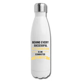 Successful Vet, Exhausted Vet Tech Insulated Stainless Steel Water Bottle-Insulated Stainless Steel Water Bottle | DyeTrans-I love Veterinary