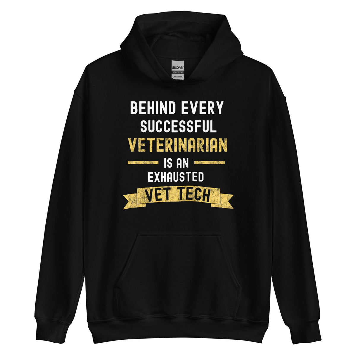 Successful Vet, Exhausted Vet Tech Unisex Hoodie-Unisex Hoodie | Gildan 18500-I love Veterinary