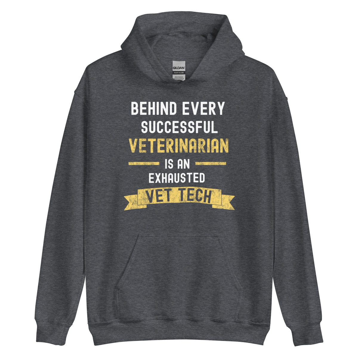 Successful Vet, Exhausted Vet Tech Unisex Hoodie-Unisex Hoodie | Gildan 18500-I love Veterinary