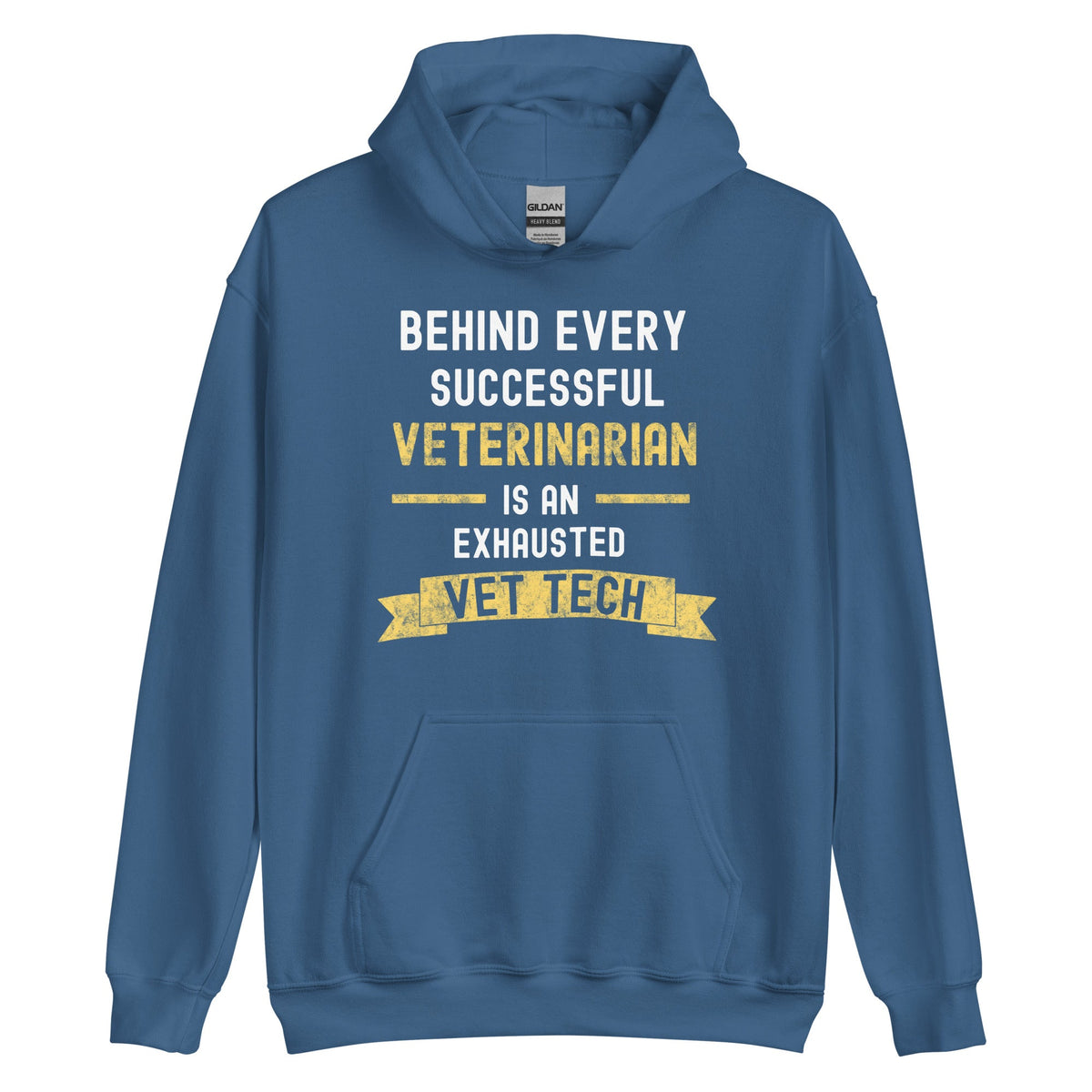 Successful Vet, Exhausted Vet Tech Unisex Hoodie-Unisex Hoodie | Gildan 18500-I love Veterinary