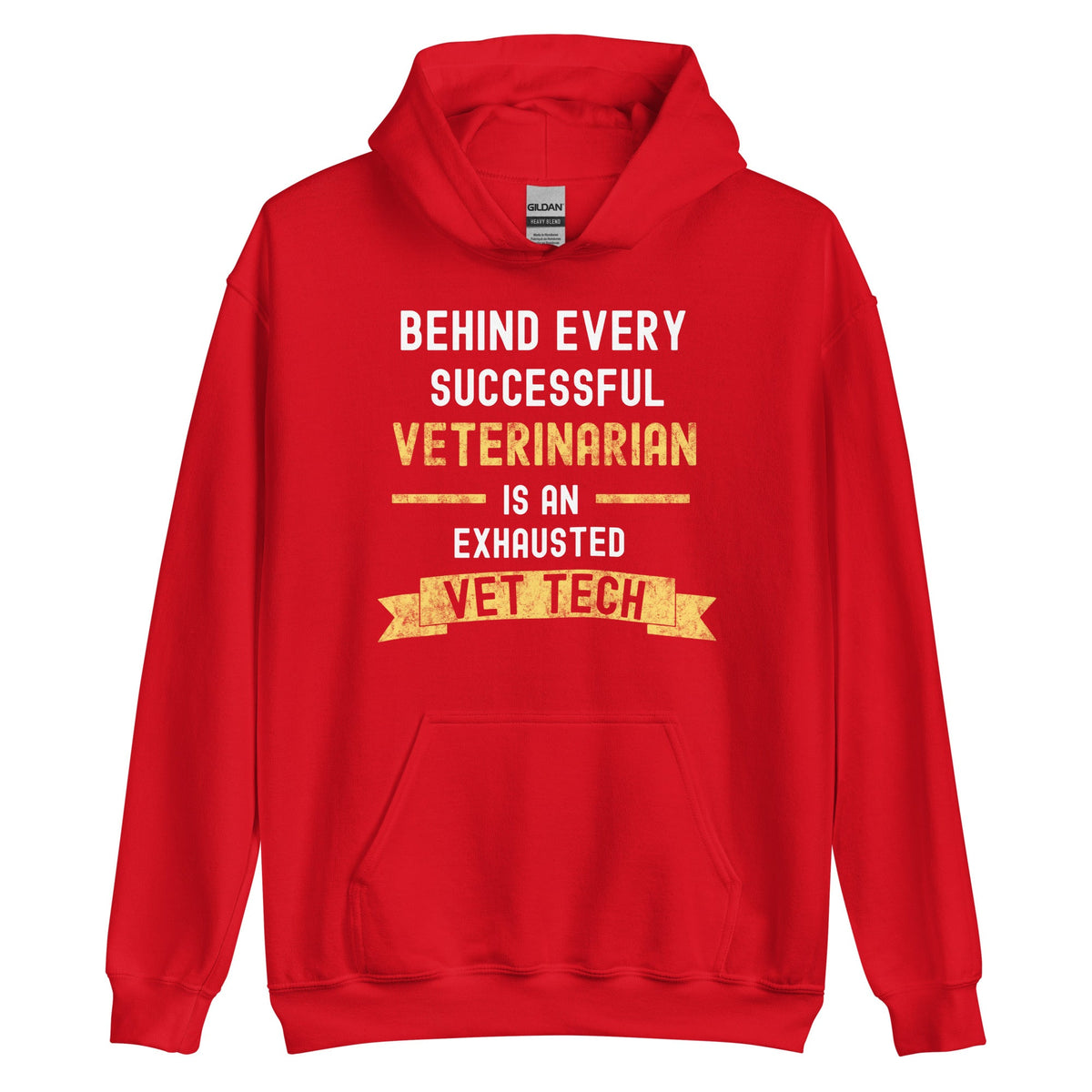Successful Vet, Exhausted Vet Tech Unisex Hoodie-Unisex Hoodie | Gildan 18500-I love Veterinary