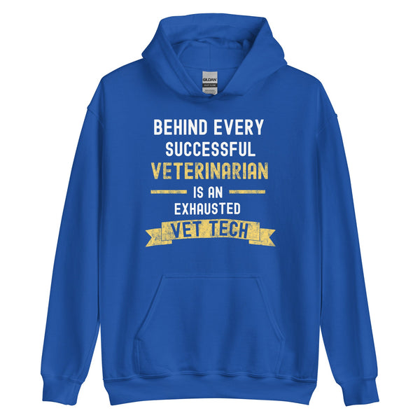 Successful Vet, Exhausted Vet Tech Unisex Hoodie-Unisex Hoodie | Gildan 18500-I love Veterinary