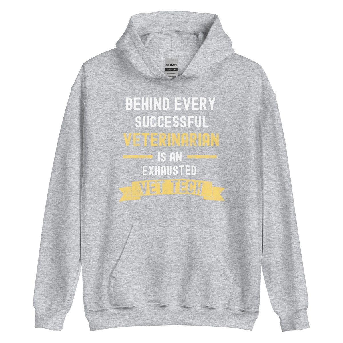Successful Vet, Exhausted Vet Tech Unisex Hoodie-Unisex Hoodie | Gildan 18500-I love Veterinary