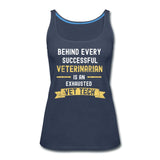 Successful Vet, Exhausted Vet Tech Women's Tank Top-Women’s Premium Tank Top | Spreadshirt 917-I love Veterinary