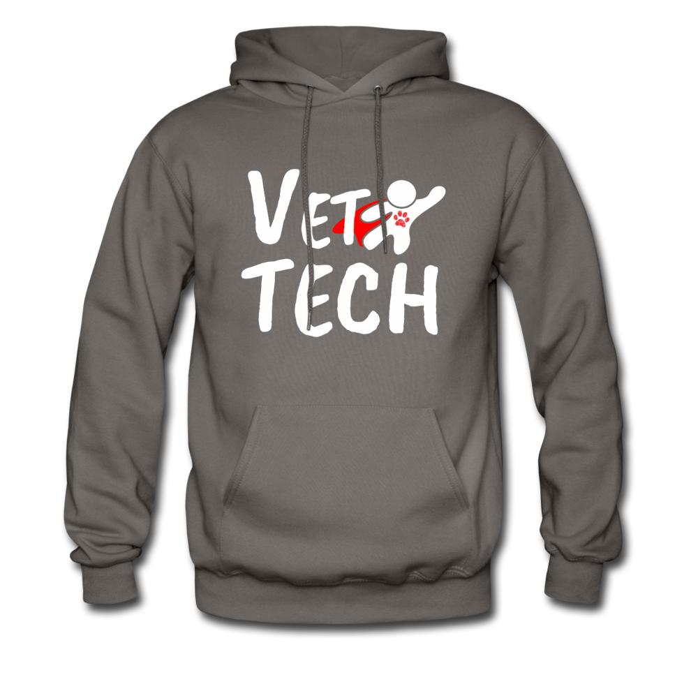 Super Vet Tech Unisex Hoodie-Men's Hoodie | Hanes P170-I love Veterinary