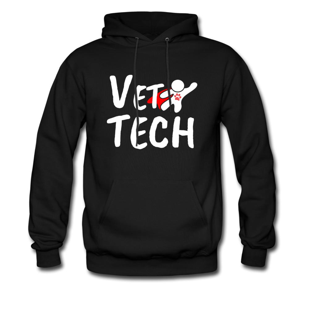 Super Vet Tech Unisex Hoodie-Men's Hoodie | Hanes P170-I love Veterinary