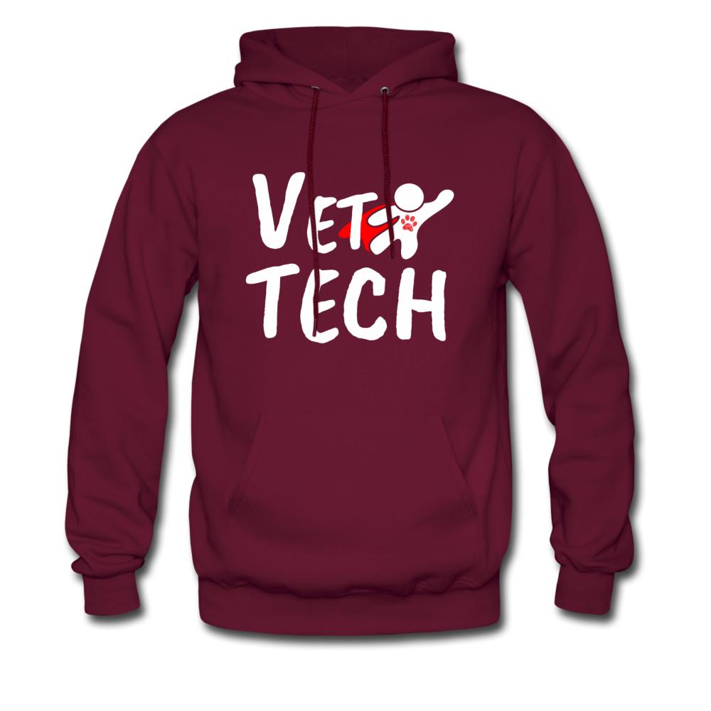 Super Vet Tech Unisex Hoodie-Men's Hoodie | Hanes P170-I love Veterinary
