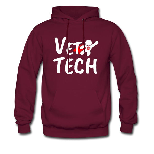 Super Vet Tech Unisex Hoodie-Men's Hoodie | Hanes P170-I love Veterinary