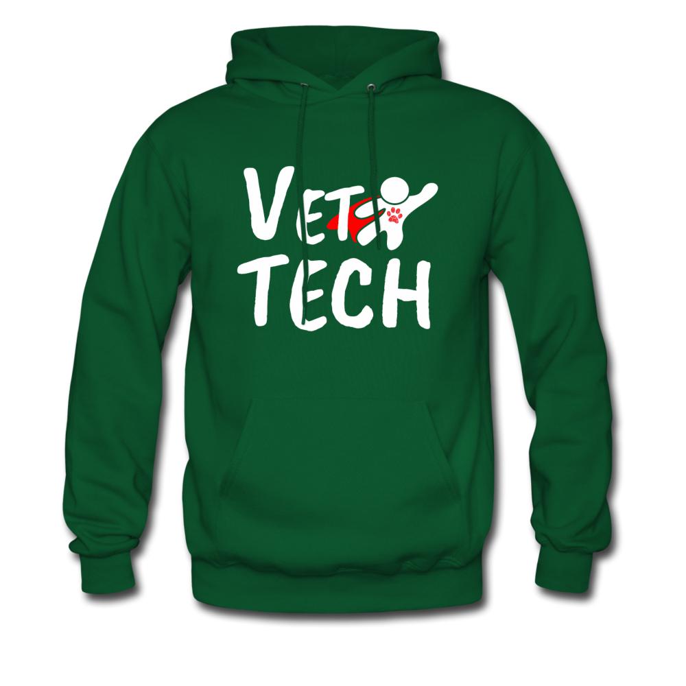 Super Vet Tech Unisex Hoodie-Men's Hoodie | Hanes P170-I love Veterinary