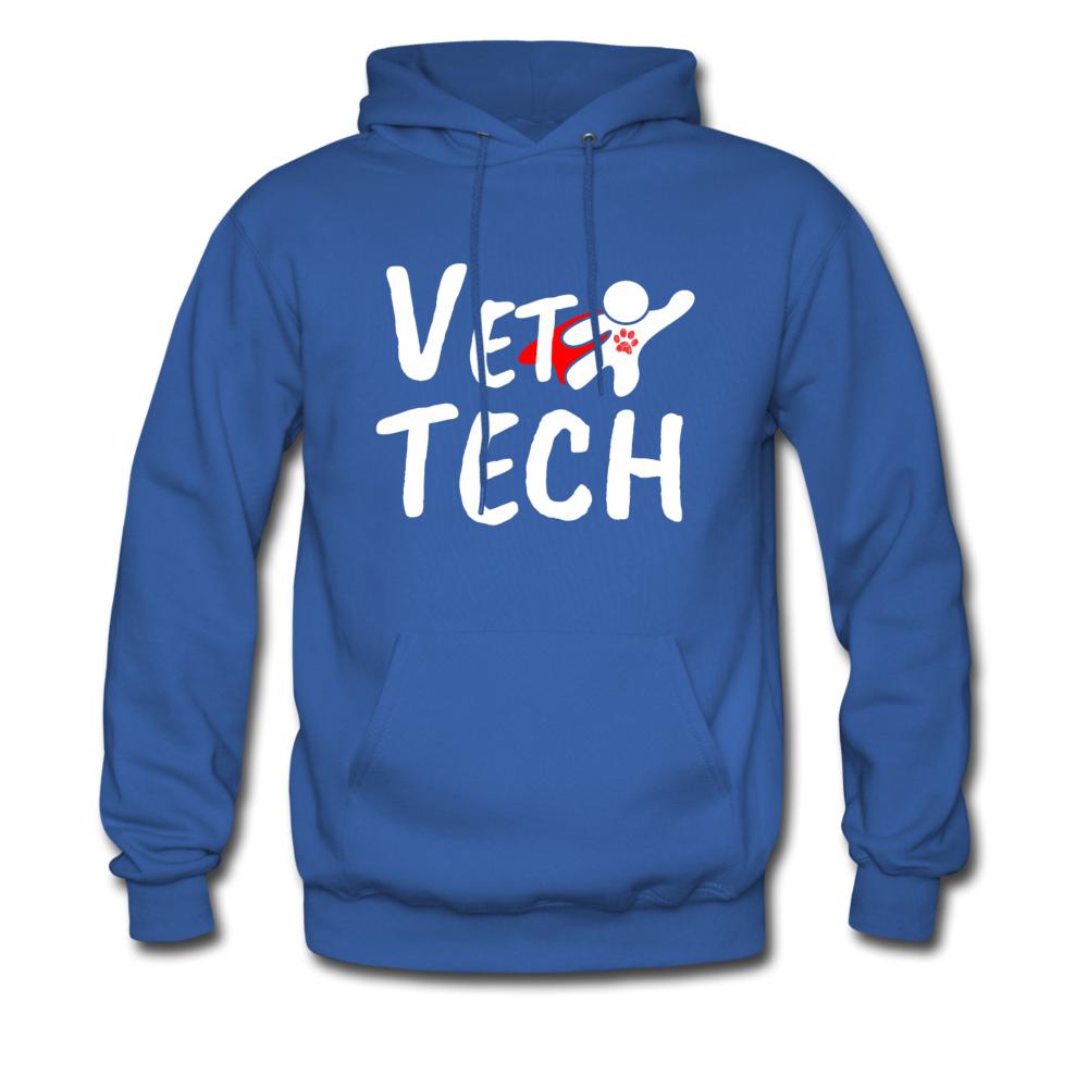Super Vet Tech Unisex Hoodie-Men's Hoodie | Hanes P170-I love Veterinary