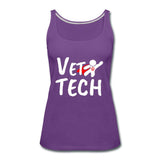 Super Vet Tech Women's Tank Top-Women’s Premium Tank Top | Spreadshirt 917-I love Veterinary