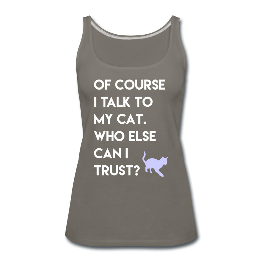 Talk to my cat Women's Tank Top-Women’s Premium Tank Top | Spreadshirt 917-I love Veterinary