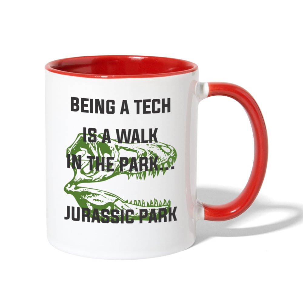 Tech...Jurassic Park Contrast Coffee Mug-Contrast Coffee Mug | BestSub B11TAA-I love Veterinary