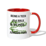Tech...Jurassic Park Contrast Coffee Mug-Contrast Coffee Mug | BestSub B11TAA-I love Veterinary