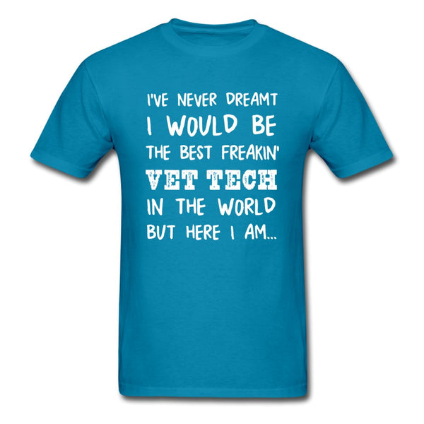 The best freakin' Vet Tech Unisex T-shirt-Unisex Classic T-Shirt | Fruit of the Loom 3930-I love Veterinary