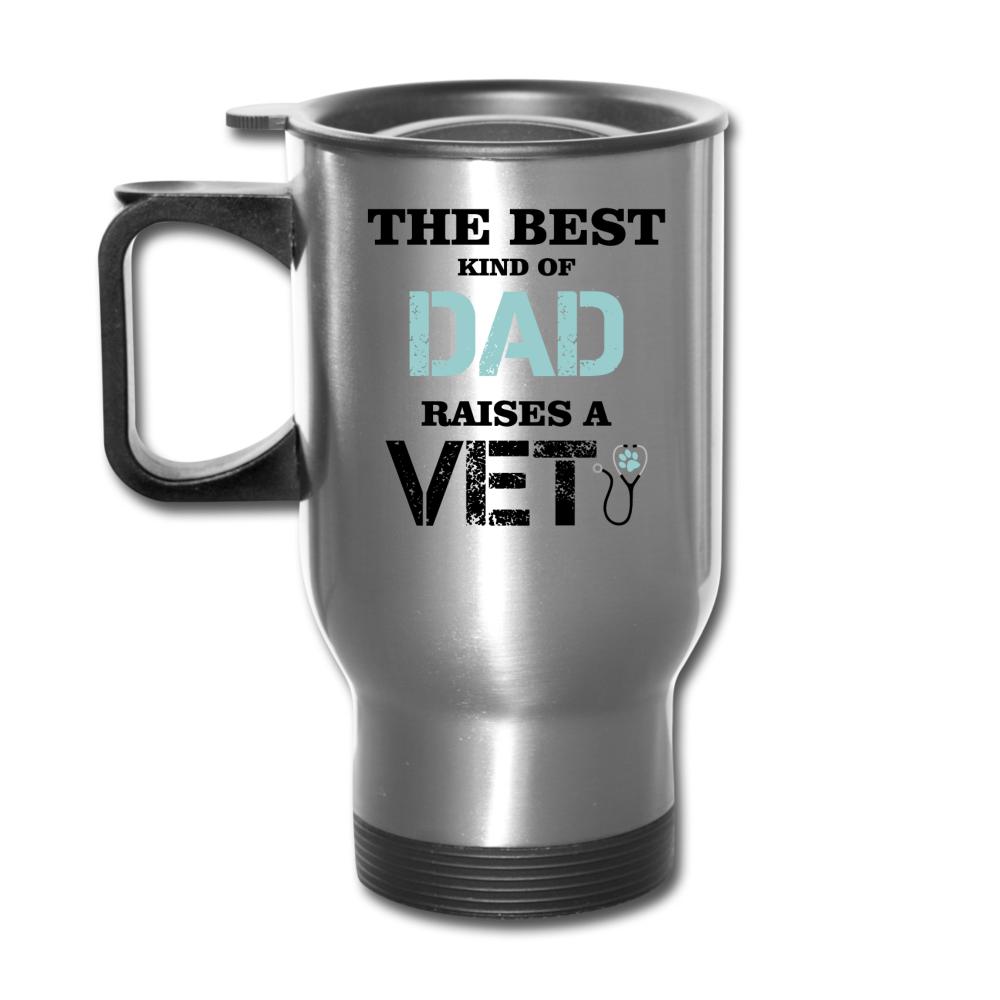 The best kind of Dad raises a Vet 14oz Travel Mug-Travel Mug | BestSub B4QC2-I love Veterinary