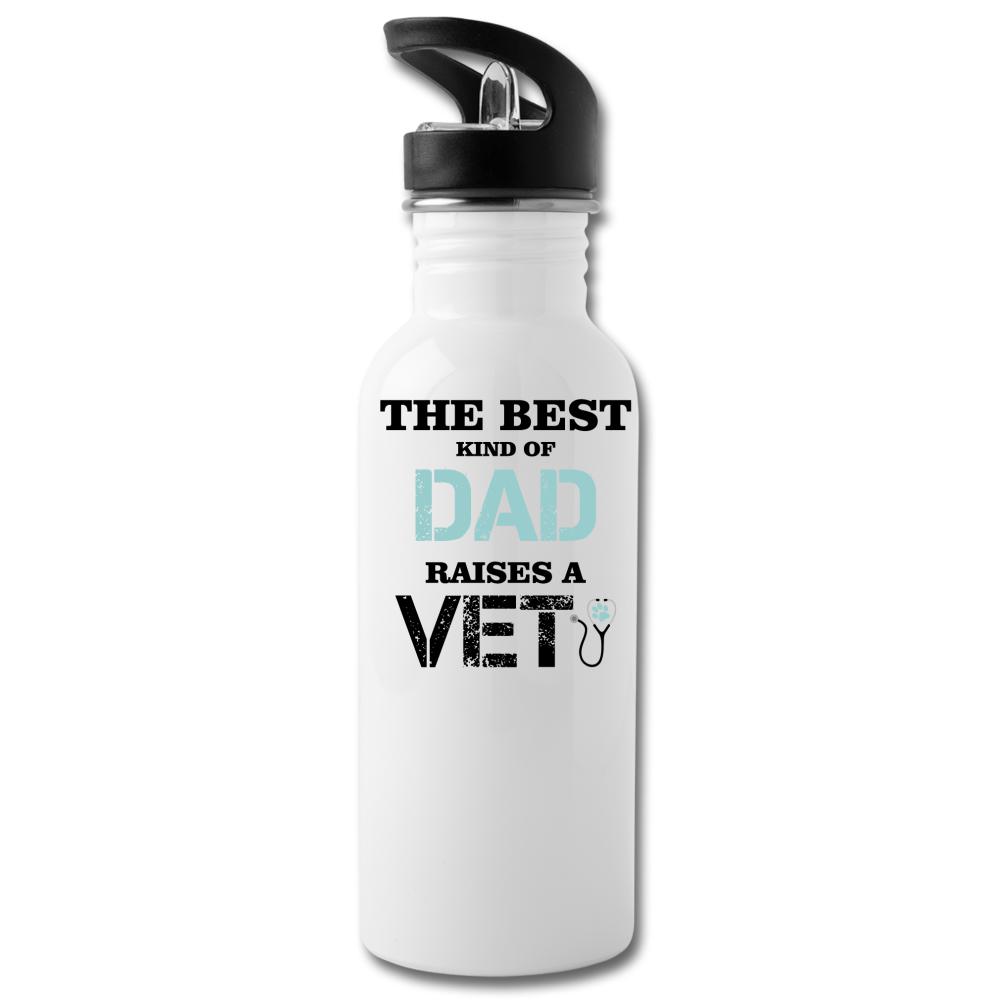 The best kind of Dad raises a Vet 20oz Water Bottle-Water Bottle | BestSub BLH1-2-I love Veterinary